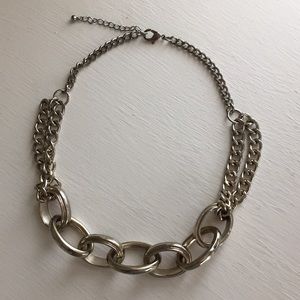 Chain statement necklace